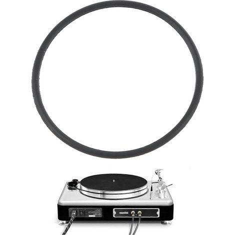 Courroie de rechange en caoutchouc rond résistant à l'usure de 3 mm, durable, lot de 2, pliable, 149 mm. (1/4)