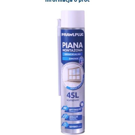 Schiuma di montaggio Rawlplug universal uso inverno 750ml 12 pezzi