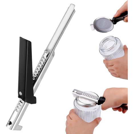 Si apre il Vaso senza sforzo, Open-Box, Regolabile, senza Sforzo, si Apre Vaso Manuale Regolabile, Per gli anziani, i Bambini, le Donne e le Mani Basse (1/5)
