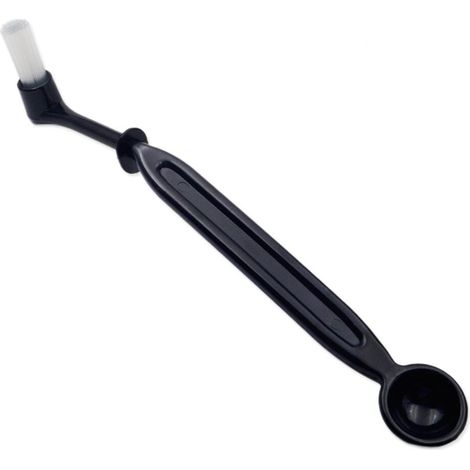 Brush Pour Machine À Café - Tête Angulaire En Nylon - Nettoyage Tête De Groupe Et Récupération De Poudre - 2 Pièces