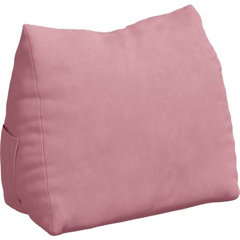 Back Pillow Pink 45 x 20 x 35 cm Corduroy Fabric vidaXL