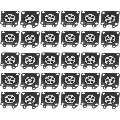 30 pièces/ensemble joint de diaphragme de carburateur accessoire de tronçonneuse pour ZAMA 2500/3800/4500/5200/5800 (1/5)