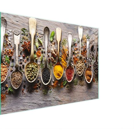 PLANCHE À DÉCOUPER EN VERRE 30x22 ÉPICES (1/5)