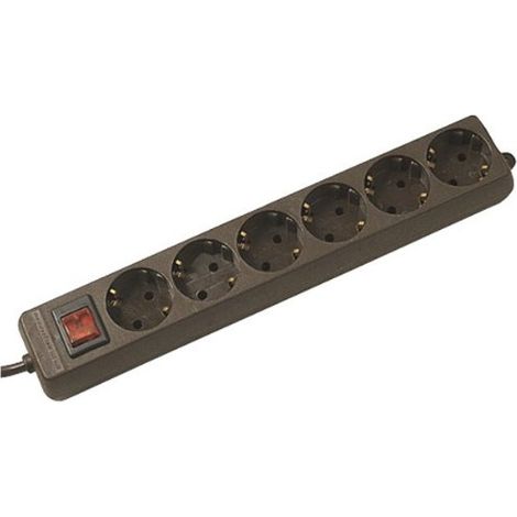 BACHMANN Bachmann Selly - 6 sortie(s) CA - 16 A - 3680 W - 1,5 m - Noir - 20 pièce(s) (381.144S)