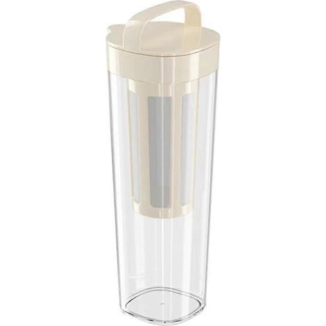 Bouilloire en verre de 1100 ml pour infusion à froid, café glacé, thé aux fruits A (1/5)
