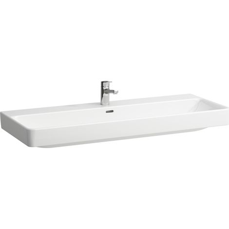 Lavabo LAUFEN PRO S, sin agujero para grifo, con rebosadero,