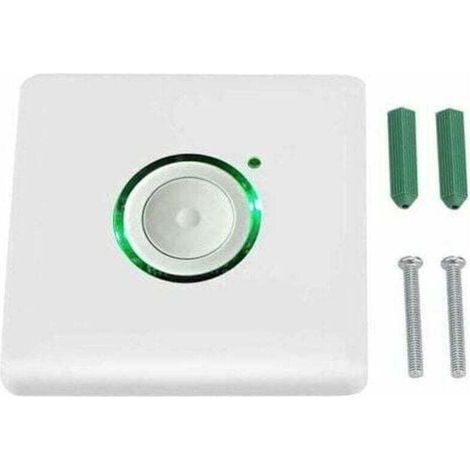 Interrupteur de minuterie murale, AC110 220V Ext&eacuterieur LED Interrupteur de minuterie &agrave retard de contact tactile 16 niveaux (1/5)