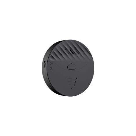 QORVA-Alarme intelligente WiFi Tuya 130 dB pour portes et fenêtres, capteur de vibrations, alerte de sécurité, compatible avec Smart Life (noir)