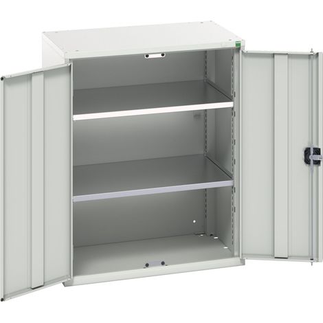 Bott 16926159.16 Verso 2 Shelf Cupboard 800mm Light Grey BOT169261596