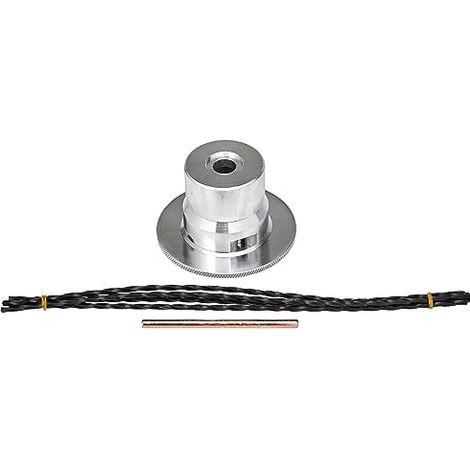 Greenstar OZAKI 18077 - Testa a 2 o 4 fili per decespugliatore, per fili di diametro da 3,3 a 4,7 mm, universale, in alluminio (1/4)