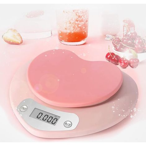 Hochpräzise Küchenwaage mit Ladefunktion – Der perfekte Partner zum Backen und Kochen – Kapazität 3 kg, 0,1-g-Teilung, großes LCD-Display (1/5)
