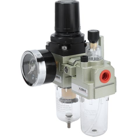 Kit régulateur de pression et filtre à air en alliage d'aluminium avec manomètre pour équipements d'automatisation chimique (1/5)