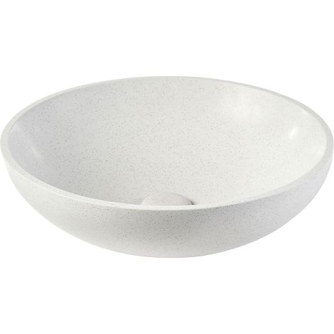 Vasque ronde en terrazzo gris D40 cm LAORA (1/2)