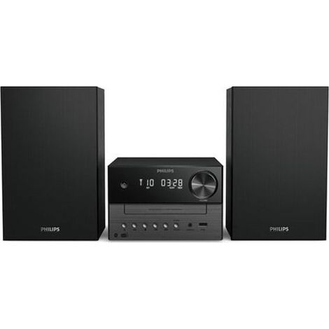 Cadena HiFi Philips Bass Reflex Serie 3000 TAM3505M2 Bluetooth DAB+/FM 20 W Negro (1/5)