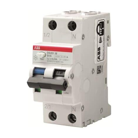 DISJ.DIFF. (1P/N-neutre à droite) DS201 M C10 AC30 NAD 2CSR275080R1104 ABB D257431