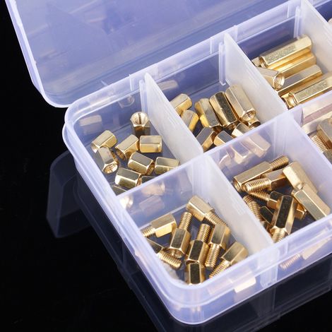 Kit de 120 boîtes d'isolation de pilier en cuivre M3, type C