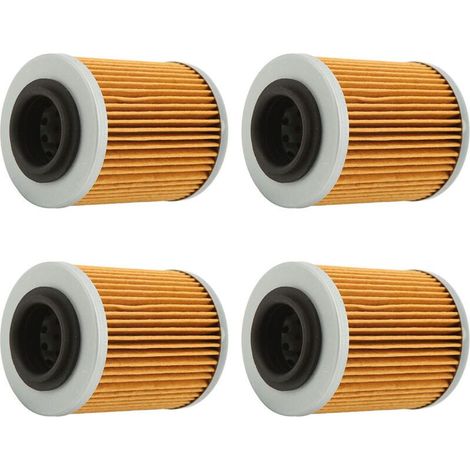 4 pièces filtre à huile 420256188 KN152 HF152 remplacement du filtre à huile pour CAN AM 330 400 450 500 2003-2017 (1/5)