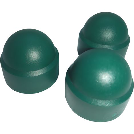 Couvercle à vis, M12/19, 100 pièces, vert