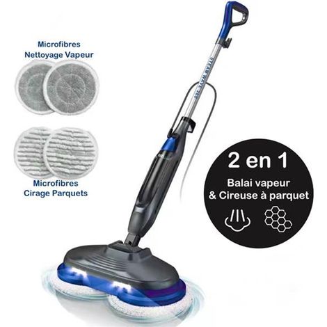 Eziclean Steam Wave 360 Dampfsauger schwarz und blau (1/5)