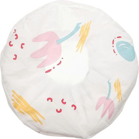 Waschbarer Staubschutz aus Baumwolle und Leinen für Tisch-/Beistellventilator, frisches Pflanzenmotiv – 50 cm – Grün (1/4)