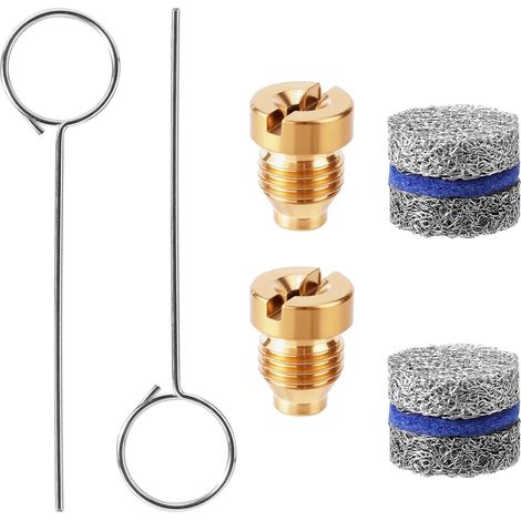 2 Kits d'Orifices Canon Mousse, Buses Universelles Acier Inoxydable 1,1mm et Kit Mailles Fabrication Accessoires Pratiques pour Lance à Mousse Neige (3 Couches) (1/5)