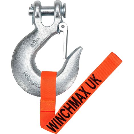 Winch Hook 1/2 Inch Clevis Forged G70. For Winches up to 20,000lb