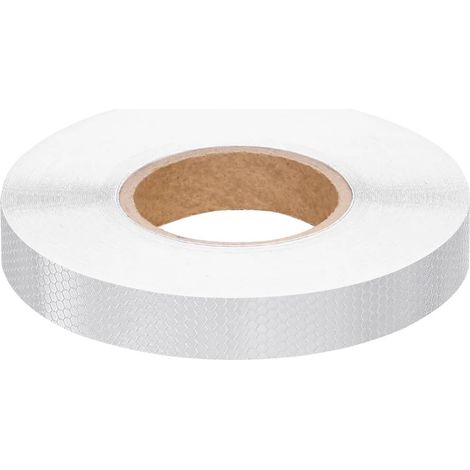 Bande réfléchissante Blanc 2,5 cmx50 m PVC CFW60396 (1/5)