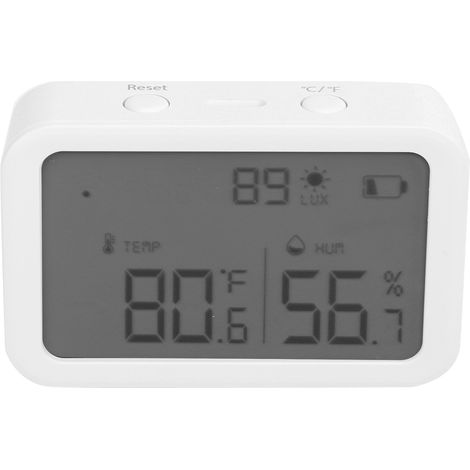 Smarter Temperatur- und Feuchtigkeitssensor mit LCD-Display (Tuya-kompatibel) – Smart-Home-Automatisierung [Kabellos] (1/5)