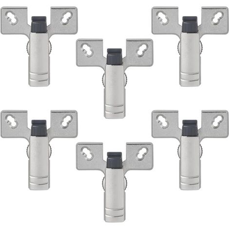 6 x Amortisseur de Charnière à Boîtier Softclose Armoire Porte Amortisseur Réglable pour Charnières 45mm/48mm/52mm (1/5)