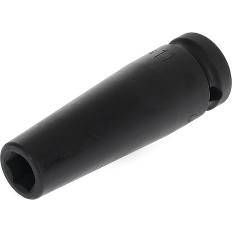 Gedore red Schlagschraubereinsatz, Nuss, 1/2" 12,5 mm Antrieb, 6-kant, SW 11 mm, lang, maschinenbetätigt, Auto/KFZ, R63001116 (1/5)