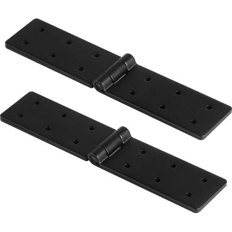 CCYKXA Pcs Heavy Duty Door Hinges, Hinges for Folding Doors, Black Folding Hinges, Door Hinge Connectors for Garden, Wooden Boxes, Cabinets, Furniture (1/5)