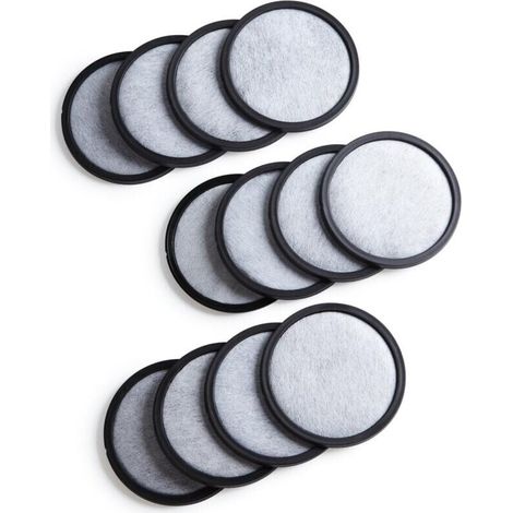 12-pack premium activated carbon water filter discs for all Mr. Coffee models (1/4)