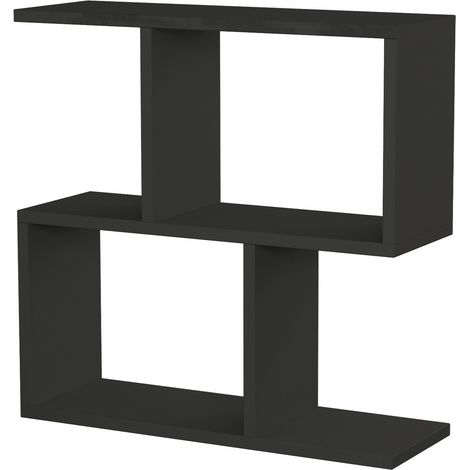Beistelltisch aus Holz "Mania" - 60 x 20 x 60 cm - Anthrazit