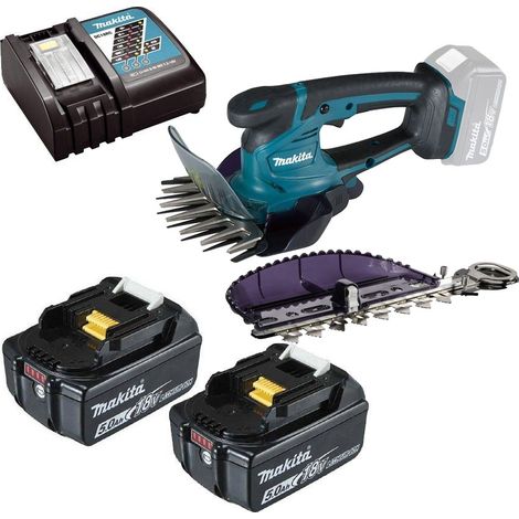 Makita DUM604RTX2 LXT 18v Li-Ion Cordless Grass Shear Cutter Trimmer 2 X 5.0ah (1/5)