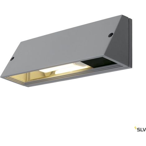 Appliques extérieures PEMA® applique extérieure gris E27 15W max IP65 - SLV 230034 (1/4)