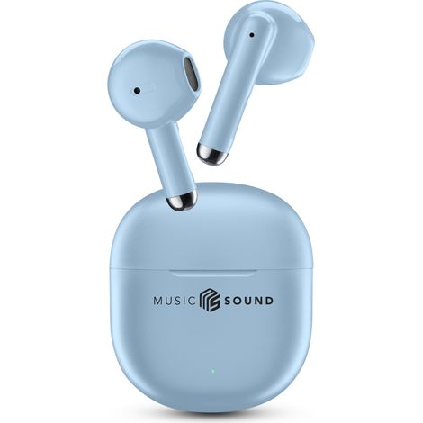 Music Sound 8018080491184 Auriculares Inalámbrico Dentro de oído Llamadas/Música Bluetooth Azul (1/4)