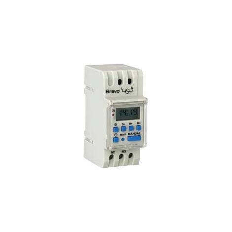 Interruttore Orario Digitale per Quadri Elettrici DIN Bravo