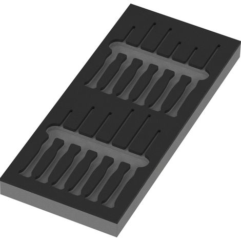 Wera 9816 Schaumstoffeinlage Schraubendreher Kraftform Micro Set 2, ohne Werkzeug (1/3)