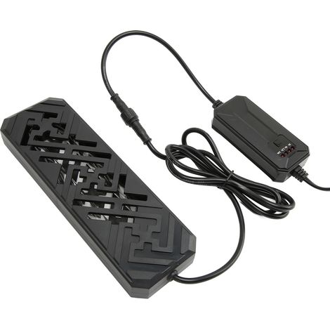 Lampe UV pour aquarium avec 2 tubes à haute pénétration en quartz, joint de sécurité, pour le traitement de l'eau et la purification de l'eau. Minuterie incluse. (1/5)