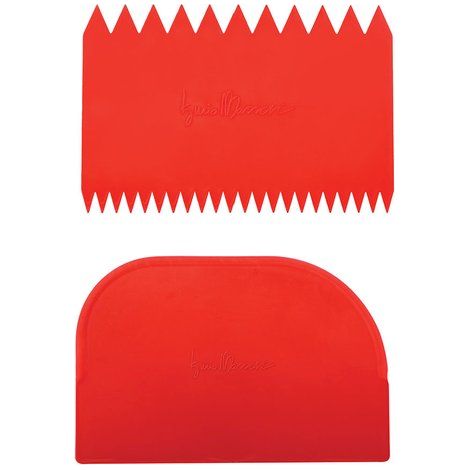 Ghidini Set 2 Spatole Semimorbide Massari per Decorazione Torte
