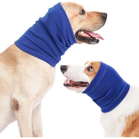 Filiyano-Cache-oreilles pour chien, pull pour chien offrant une protection contre le bruit et soulageant l'anxiété, chauffe-cou et chauffe-oreilles (1/5)