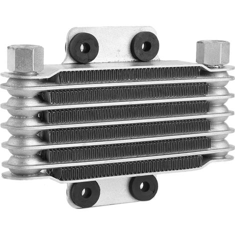 Refroidisseur d'huile moteur universel à 6 rangées pour motos 125-250 cm³, pièce de rechange. (1/5)