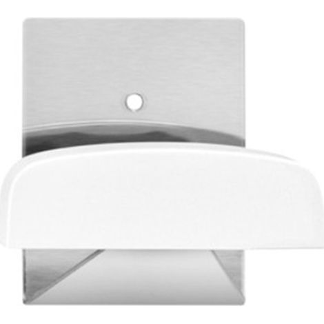 Perchas Adhesivas Blancas Lauxa Home - Pack 12 Uds Acero Inoxidable 5x5cm