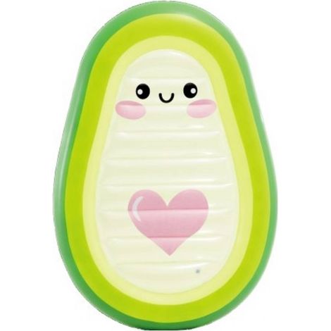Intex Il materasso ad aria Intex dal design allegro di avocado è un vero e proprio gioiello d'estate in piscina e offre