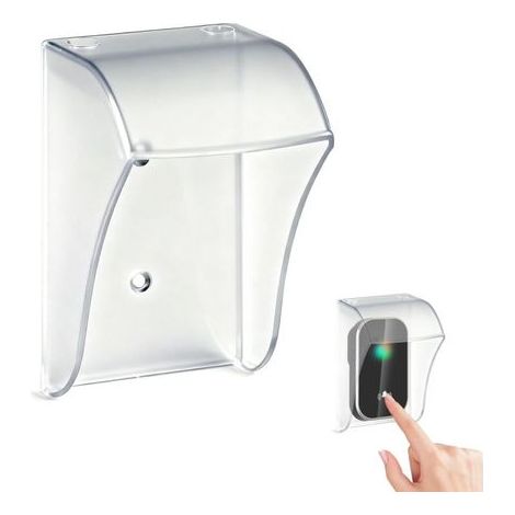 Transparente Außentürklingelabdeckung mit Schrauben, universelle wasserdichte Wandabdeckung, schützt vor Regen, Schnee, Staub und Seeigeln (1/5)
