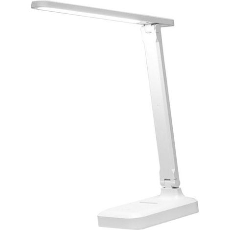 Lampe de bureau LED alimentée par USB, éclairage pliable, respectueux des yeux, lampe de lecture à commande tactile avec prise USB (1/3)