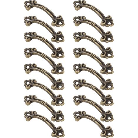 Lot de 20 poignées tiroir décoratives dorées, boutons pratiques (1/5)