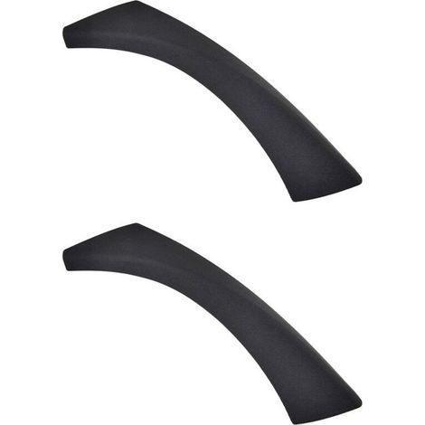Cache extérieur des deux poignées de porte intérieures noires côté droit pour BMW Série 3 E90/E91 berline (modèles 2006-2012). 51419150336 (1/4)