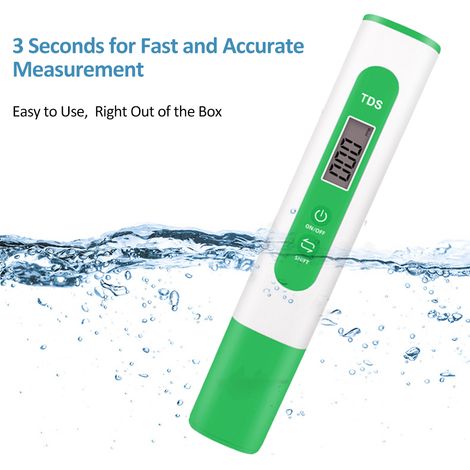 Stylo multifonctionnel d'analyse TDS de l'eau, outil de qualité pour la maison, détecteur portable et rapide d'impuretés et de dureté. (1/5)