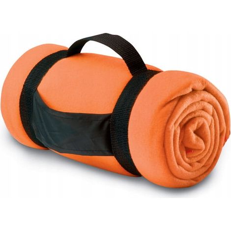 Fleecedecke 150 x 120 cm 180 g/m² Picknickorange